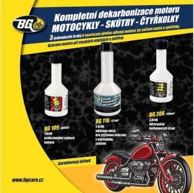 BG 6900 Sada pro dekarbonizaci - 4T motocykly