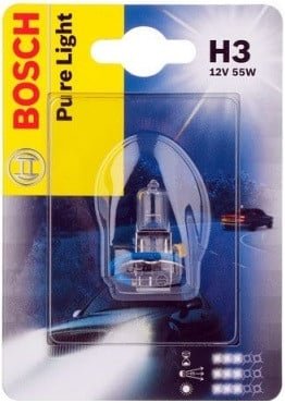 Žárovka Bosch H3, Pure Light WS 1987302031