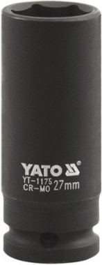 Nástavec 1" rázový prodloužený YATO 33 mm šestihranný