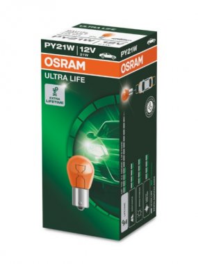 Žárovka Osram PY21W, ULTRA LIFE 7507ULT