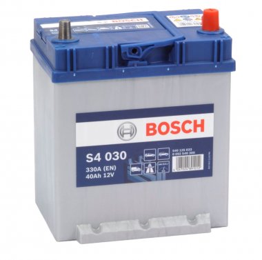 Autobaterie Bosch S4, 12V, 40Ah, 330A, S4 030