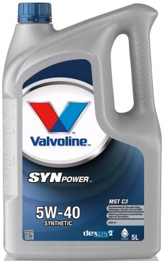 Motorový olej Valvoline SynPower MST C3 5W-40, 5L