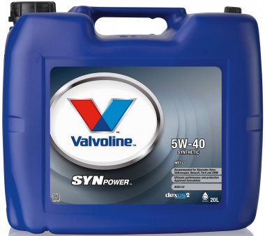 Motorový olej Valvoline SynPower MST C3 5W-40, 20L