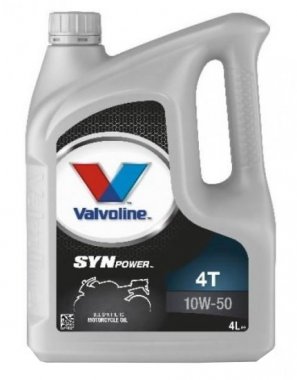Motorový olej Valvoline SynPower 4T 10W-50, 4L