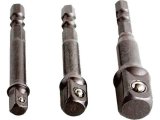 Adaptéry do vrtačky 1/4" - 3/8" - 1/2" EXTOL CRAFT
