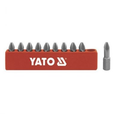 Bity 1/4" křížové PZ3 Yato 10ks protiskluzové