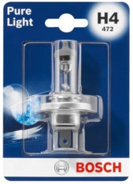 Žárovka Bosch H4, Pure Light 1987301001
