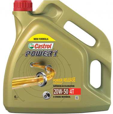 Motorový olej Castrol Power 1 4T 20W-50, 4L