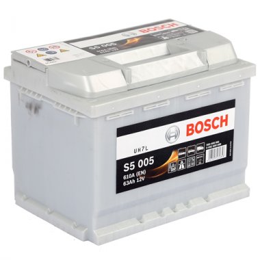 Autobaterie Bosch S5, 12V, 63Ah, 610A, 0 092 S50 060