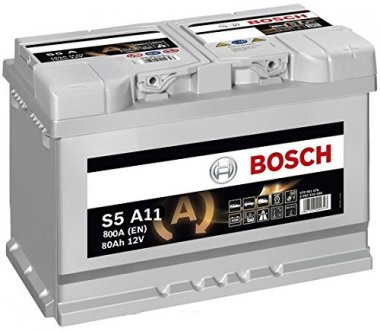 Autobaterie Bosch S5 AGM, 12V, 80Ah, 800A, 0 092 S5A 110
