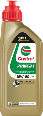 Motorový olej Castrol Power 1 4T 15W-50, 1L