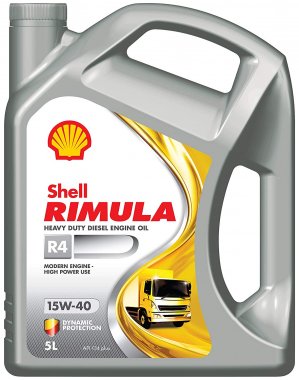 Motorový olej Shell Rimula R4 X 15W-40, 5L