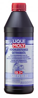 Převodový olej Liqui Moly Hochleistungs-Getriebeöl (GL3+) 75W-80, 1L