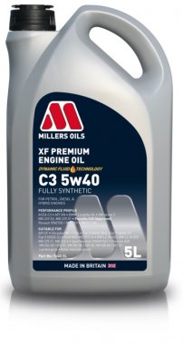 Motorový olej Millers Oils XF Premium C3 5W-40, 5L