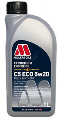 Motorový olej Millers Oils XF Premium C5 ECO 5W-20, 1L