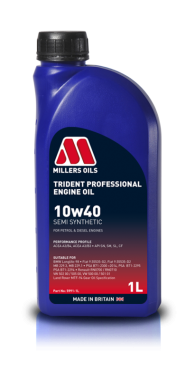 Motorový olej Millers Oils Trident Professional 10W-40, 1L