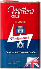 Motorový olej Millers Oils Classic Pistoneeze 20W-50, 1L