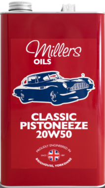 Motorový olej Millers Oils Classic Pistoneeze 20W-50, 5L