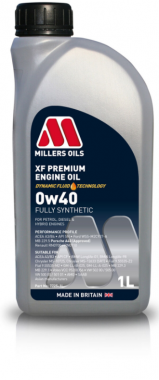 Motorový olej Millers Oils XF Premium 0W-40, 1L