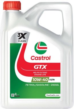 Motorový olej Castrol GTX Ultraclean A3/B4 10W-40, 4L