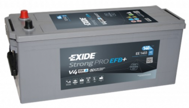 Autobaterie Exide StrongPro EFB+ 12V, 140Ah, 800A, EE1403