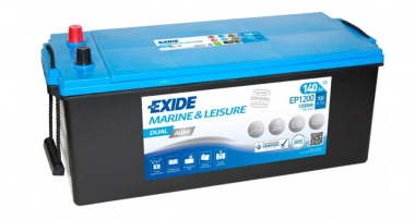 Akumulátor Exide Dual AGM 12V, 140Ah, 700A, EP1200