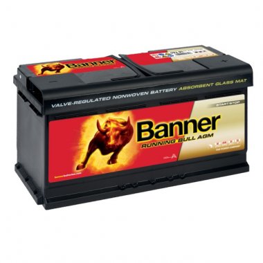 Autobaterie Banner Running Bull AGM 12V, 105Ah, 950A, 605 01
