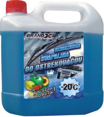 GrandX Nemrznoucí kapalina do ostřikovačů -20°C, 3L