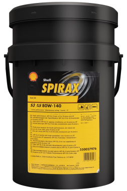 Převodový olej Shell Spirax S3 AS 80W-140, 20L