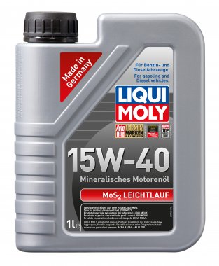 Motorový olej Liqui Moly MoS2 Leichtlauf 15W-40, 1L