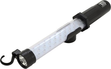 Compass svítilna montážní 27+7led nabíjecí 12/230v li-on 1200mah