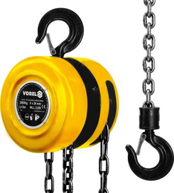 Vorel zvedák řetězový 3t, 3m TO-80753