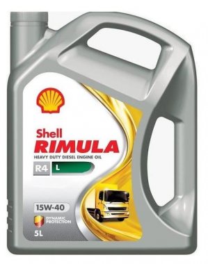 Motorový olej Shell Rimula R4 L 15W-40, 5L