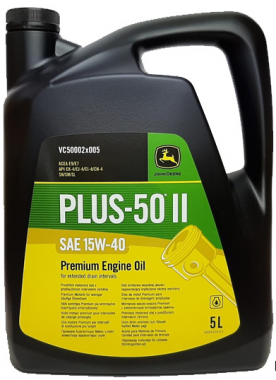 Motorový olej John Deere Plus 50 II 15W-40, 5L