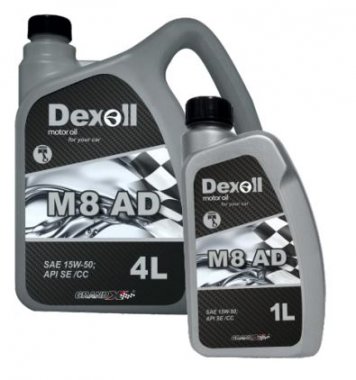 Motorový olej Dexoll M8 AD 15W-50, 1L