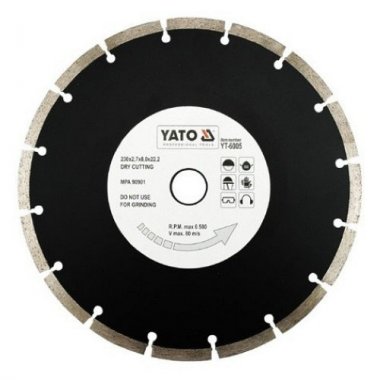 Yato Kotouč diamantový 230 x 22,2 x 2,7 mm