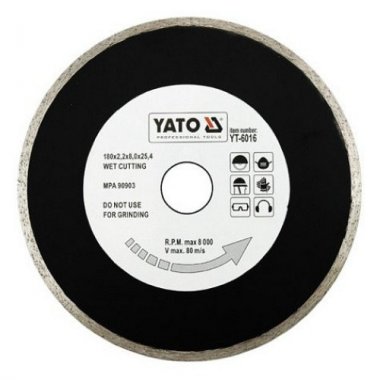 Yato Kotouč diamantový 180 x 25,4 x 2,2 mm hladký