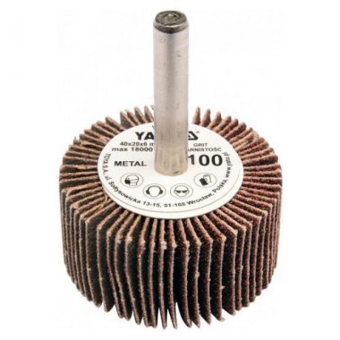 Yato Kotouč lamelový radiální 40x20 P-40 s hřídelí 6 mm