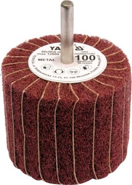 Yato Kotouč lamelový radiální 60x50 P-100 s hřídelí 6 mm