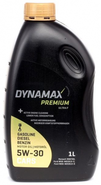 Motorový olej Dynamax Premium Ultra F 5W-30, 1L