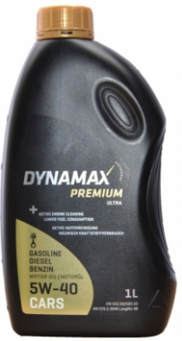 Motorový olej Dynamax Premium Ultra 5W-40, 1L