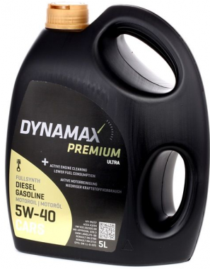Motorový olej Dynamax Premium Ultra Plus PD 5W-40, 5L