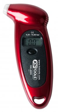 Digitální přístroj k měření tlaku v pneumatikách, 0,2 až 10 bar KS TOOLS 100.4055