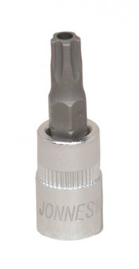Zástrčná hlavice Torx s otvorem, 1/4", 5hranná, velikost TS25 - JONNESWAY S08H2TS25