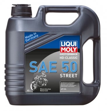 Motorový olej Liqui Moly Motorbike HD-Classic SAE 50 Street, 4L