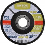 EXTOL CRAFT lamelový kotouč šikmý korundový, P36, 115mm, 260003