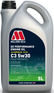 Motorový olej Millers Oils EE Performance C3 5W-30, 5L
