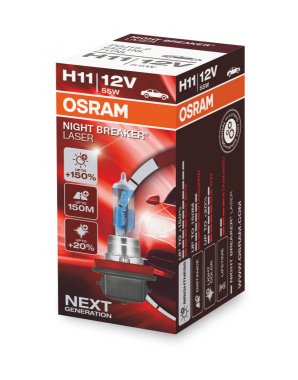 Žárovka Osram H11, NIGHT BREAKER® LASER next generation, 64211NL