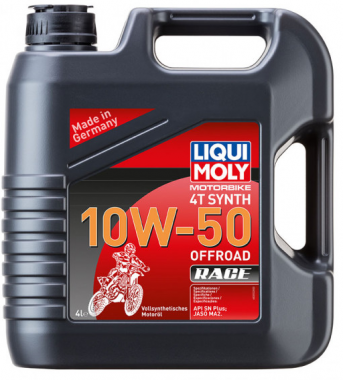 Motorový olej Liqui Moly Motorbike 4T Synth Offroad Race 10W-50, 4L