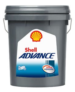 Motorový olej Shell Advance 4T AX7 10W-40, 20L